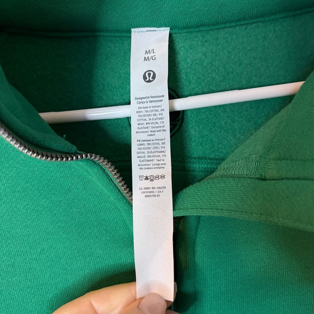 NWT Lululemon Scuba Oversized Funnel Neck M/L - Picture 4 of 7